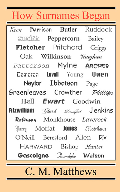 How Surnames Began